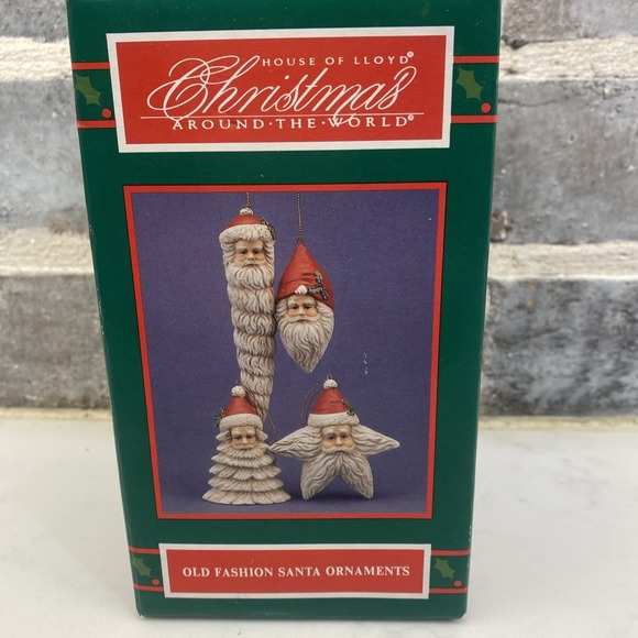 House of Lloyd Other - Vintage House Of‎ Lloyd Christmas Around The World Old Fashion Santa Ornaments 4